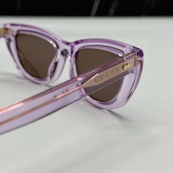 NEW GUCCI SUNGLASSES GG1521S 004 LIGHT PURPLE EYEWEAR main image 12